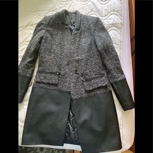 Dynamite Women’s jacket faux leather detail